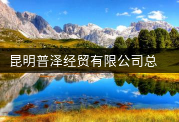 昆明普澤經(jīng)貿(mào)有限公司總經(jīng)理：王國(guó)松