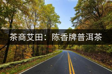 茶商艾田：陳香牌普洱茶