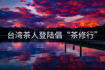 臺(tái)灣茶人登陸倡“茶修行”