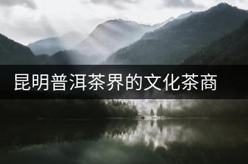 昆明普洱茶界的文化茶商:張明春