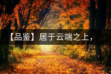 【品鑒】居于云端之上，把歲月“熟”透