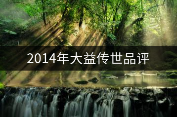 2014年大益?zhèn)魇榔吩u(píng)