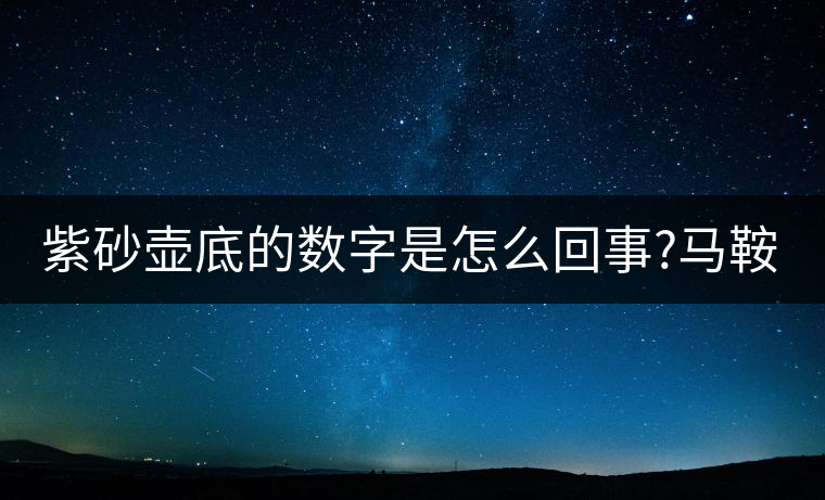 紫砂壺底的數(shù)字是怎么回事?馬鞍山的普洱茶品質(zhì)如何?紫砂壺底的數(shù)字是怎么回事？馬鞍山的普洱茶品質(zhì)如何？
