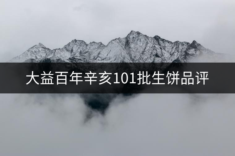 大益百年辛亥101批生餅品評