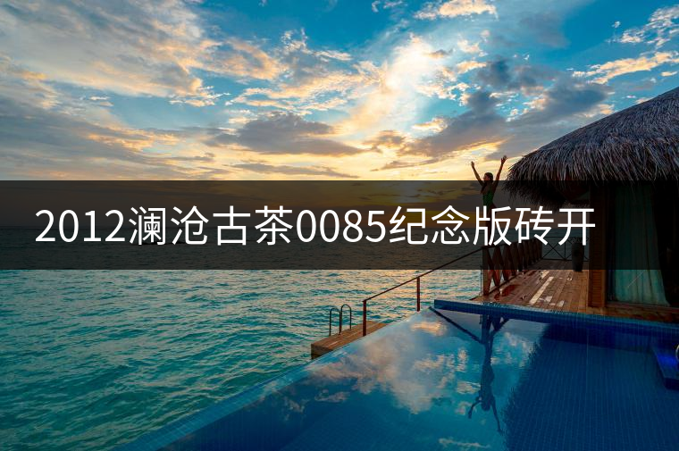 2012瀾滄古茶0085紀(jì)念版磚開湯品鑒