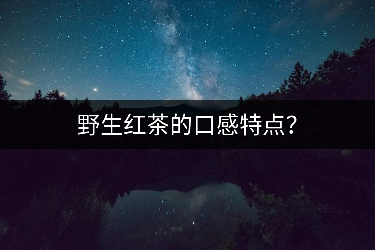 野生紅茶的口感特點(diǎn)？