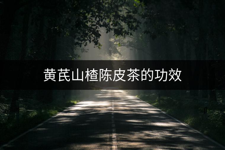 黃芪山楂陳皮茶的功效