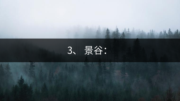 3、 景谷：?